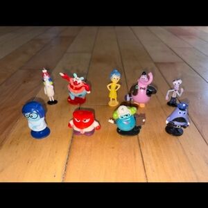 Disney Pixar Inside Out Mini PVC Figure Lot of 9